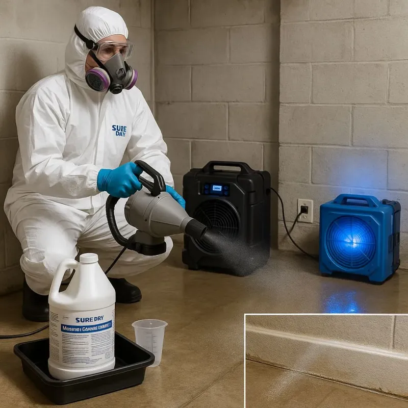 Sanitization and Odor Removal process in Revere, MA